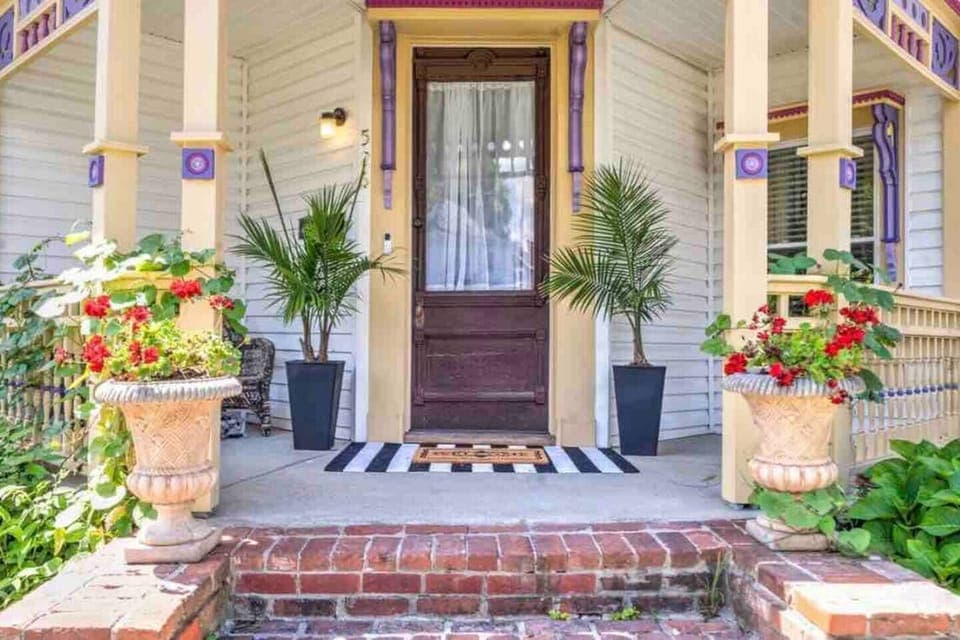 Make sure to marvel at the beautiful plants we've chosen to enrich the outdoor area.