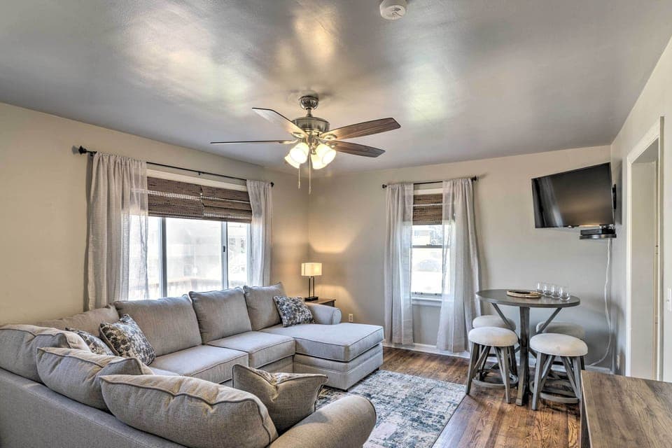 Morgantown Vacation Rental | 2BR | 1BA | Stairs Required to Enter