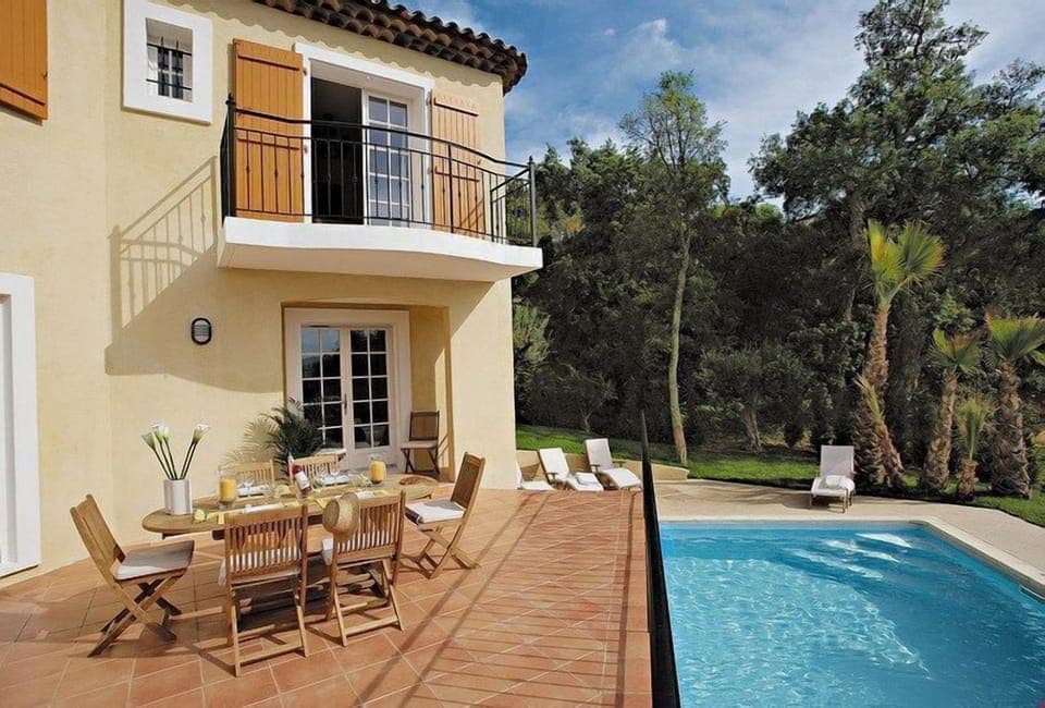 Take in the surrounding views and lounge on the patio.