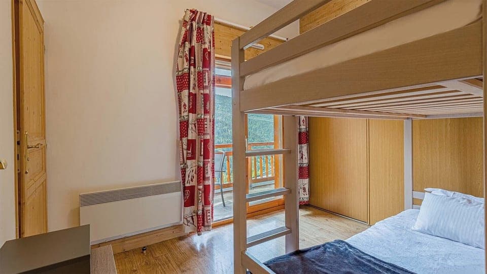 Drift to sleep in this bed.