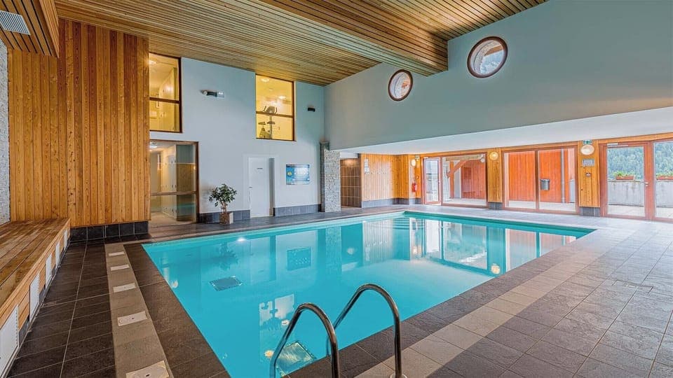 Enjoy the excellent on-site amenities including the indoor pool!