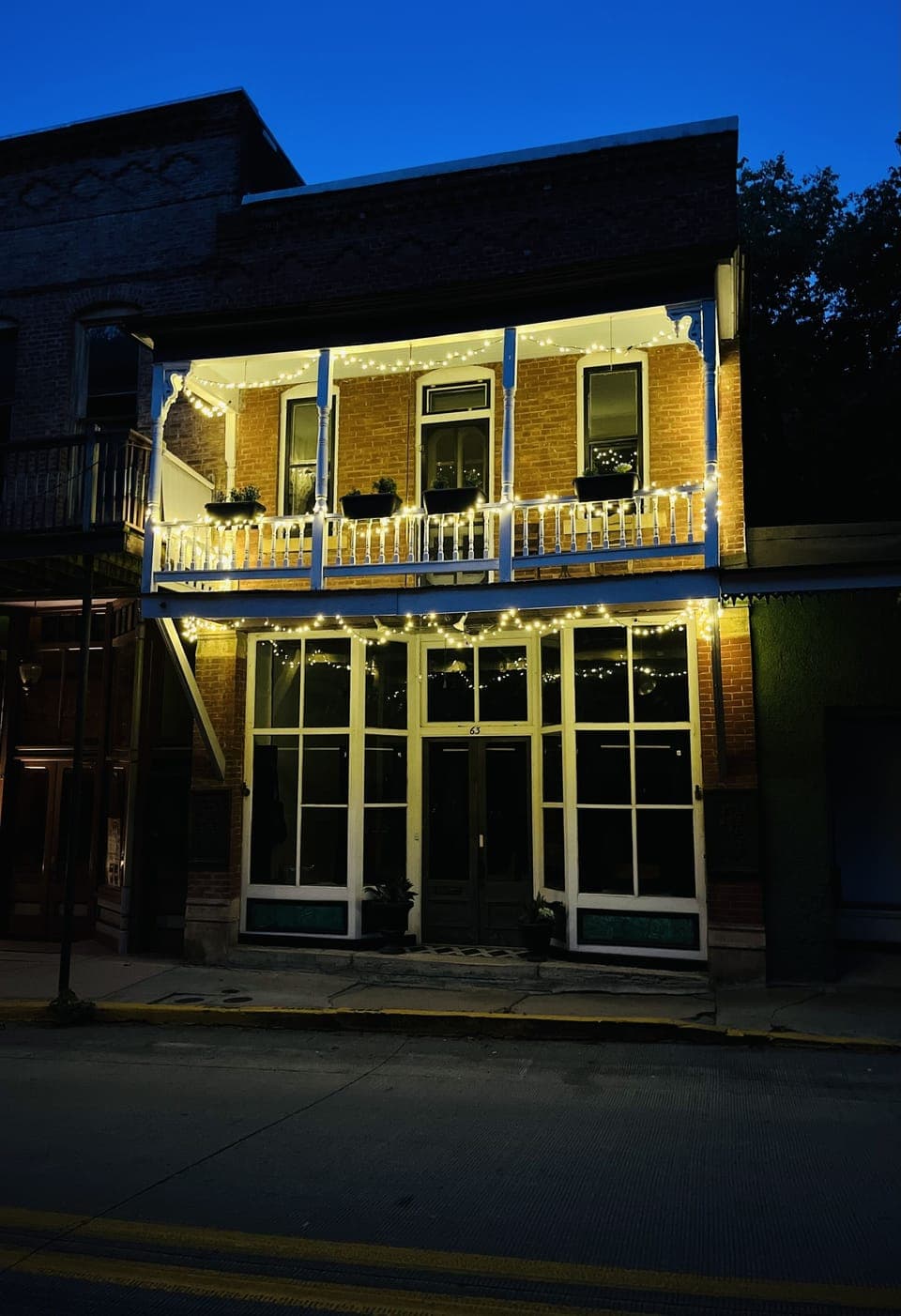 63 N Main, Eureka Springs.  Home to DOWN ON MAIN and UP ON MAIN.  What a beauty!