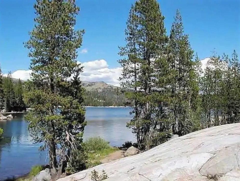 Gorgeous Lake Alpine, set in granite is just 30 minutes away.
