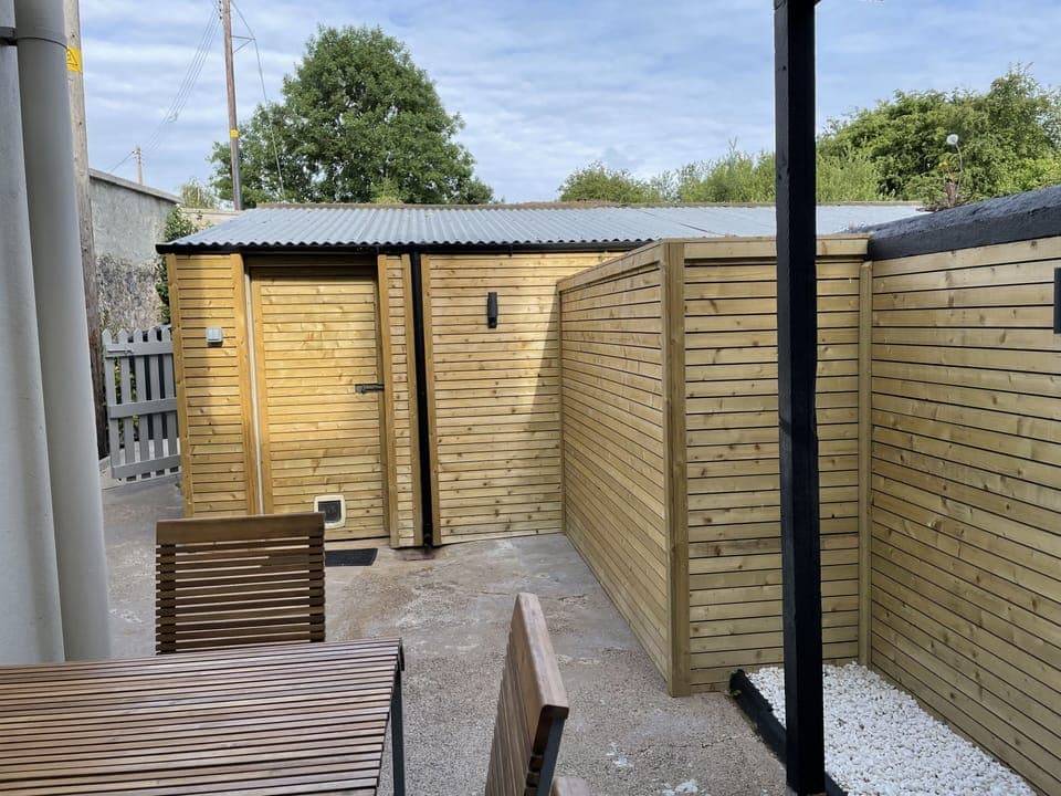 Enclosed patio