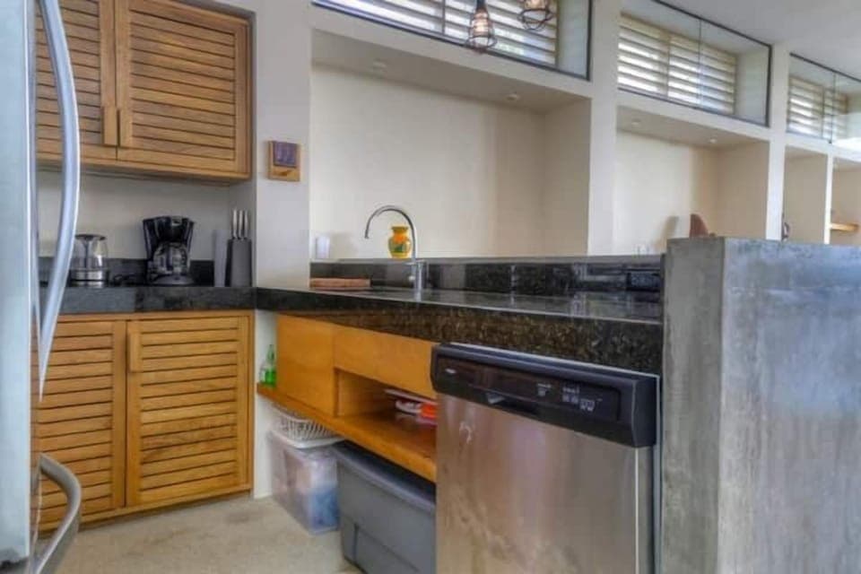 well equipped kitchen