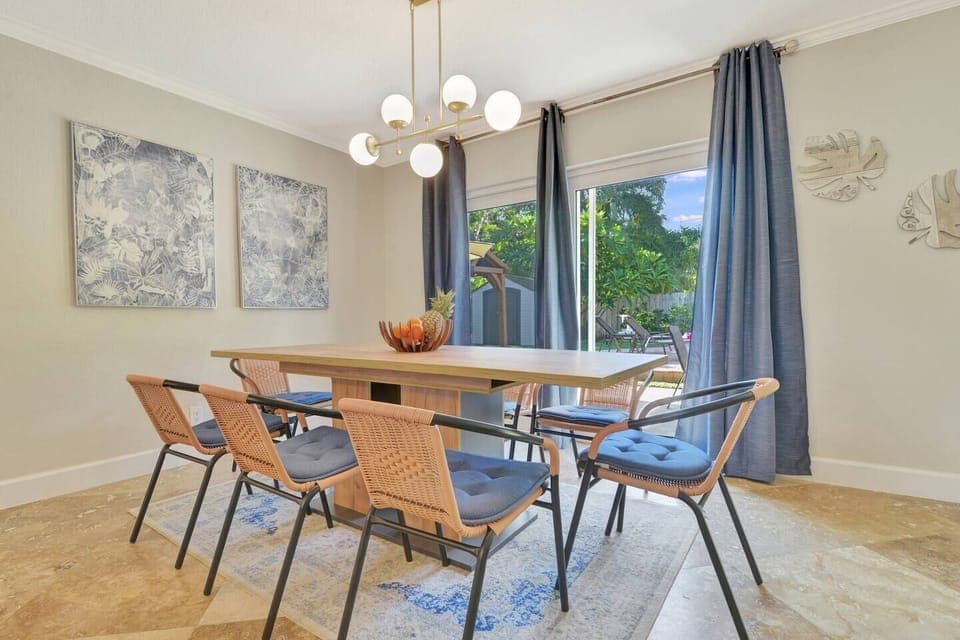 Dining room table with 8 seats