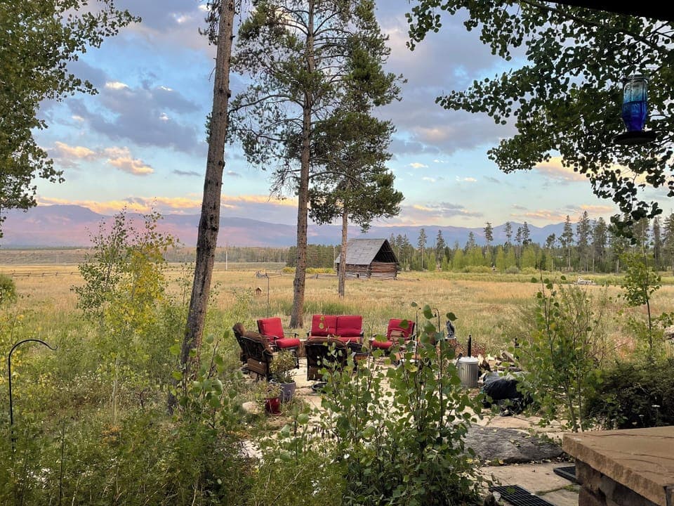 Sun setting at Stagecoach Sanctuary