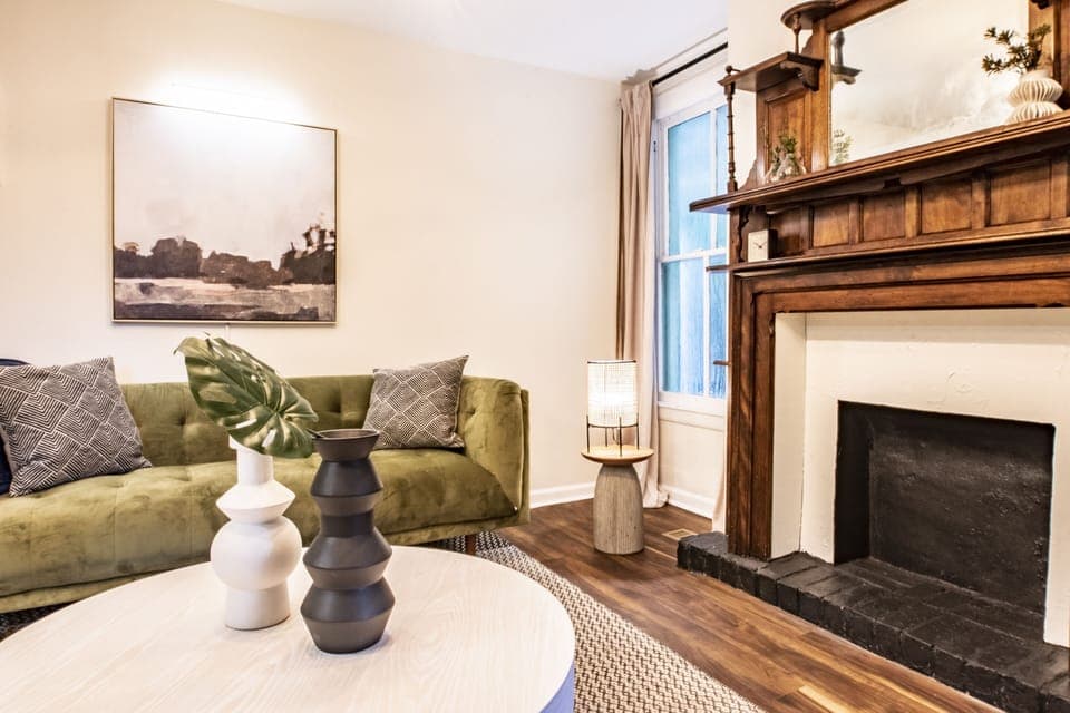 The ground floor living room