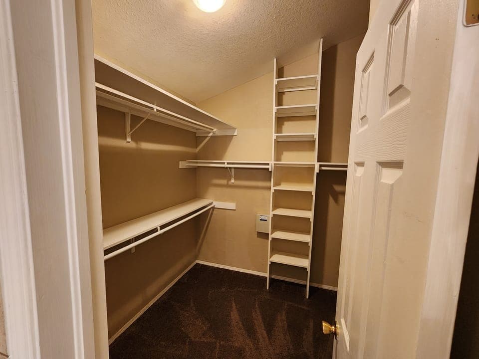 Master bedroom closet
