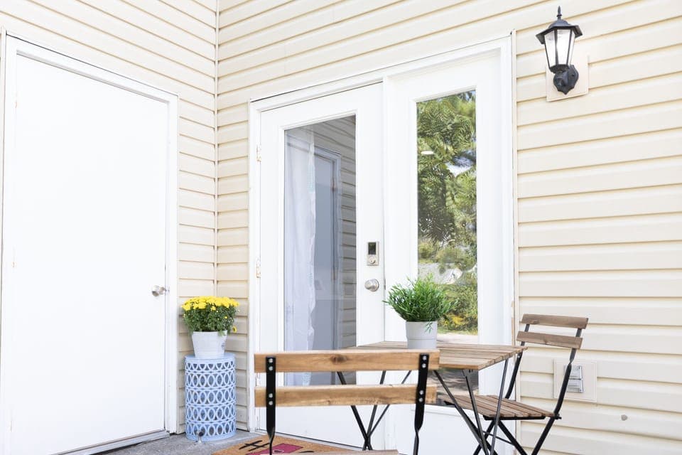 Grab your coffee and relax on the Back Porch.