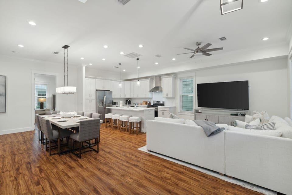 Kitchen and Living Area