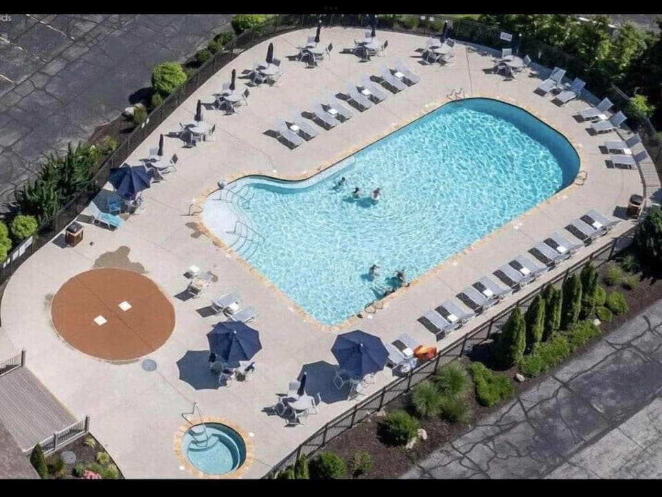 Pool and hot tube is open Memorial Day through Labor Day