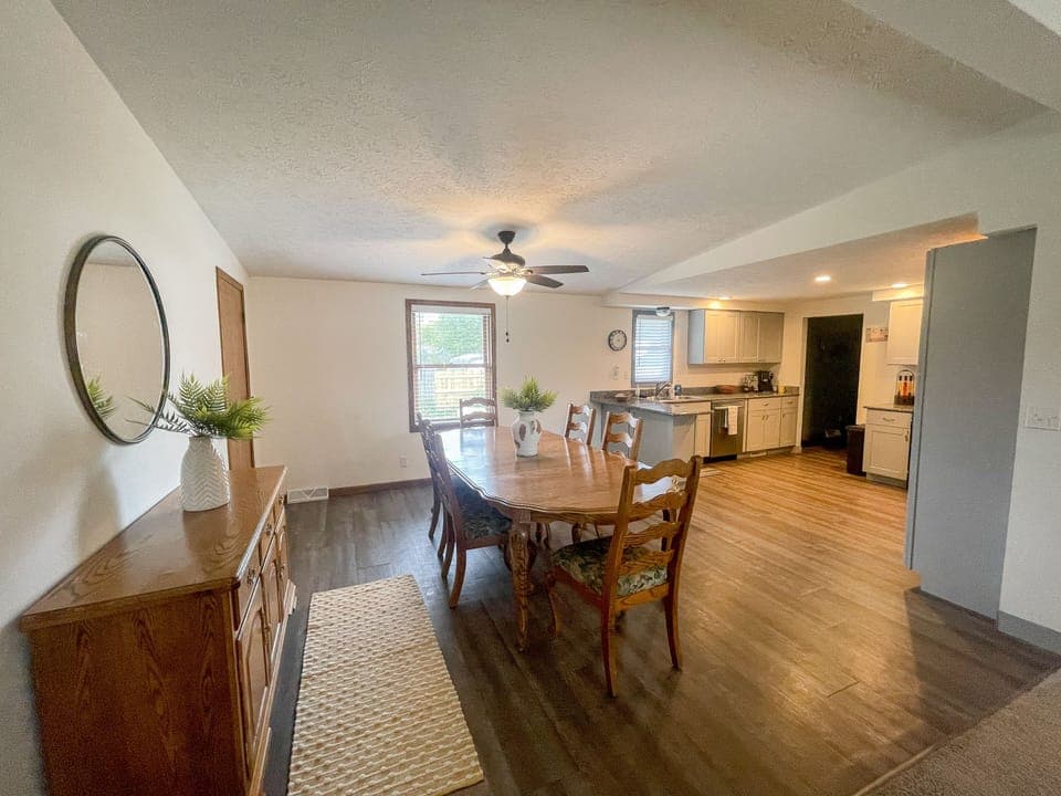 Dining Area and Kitchen