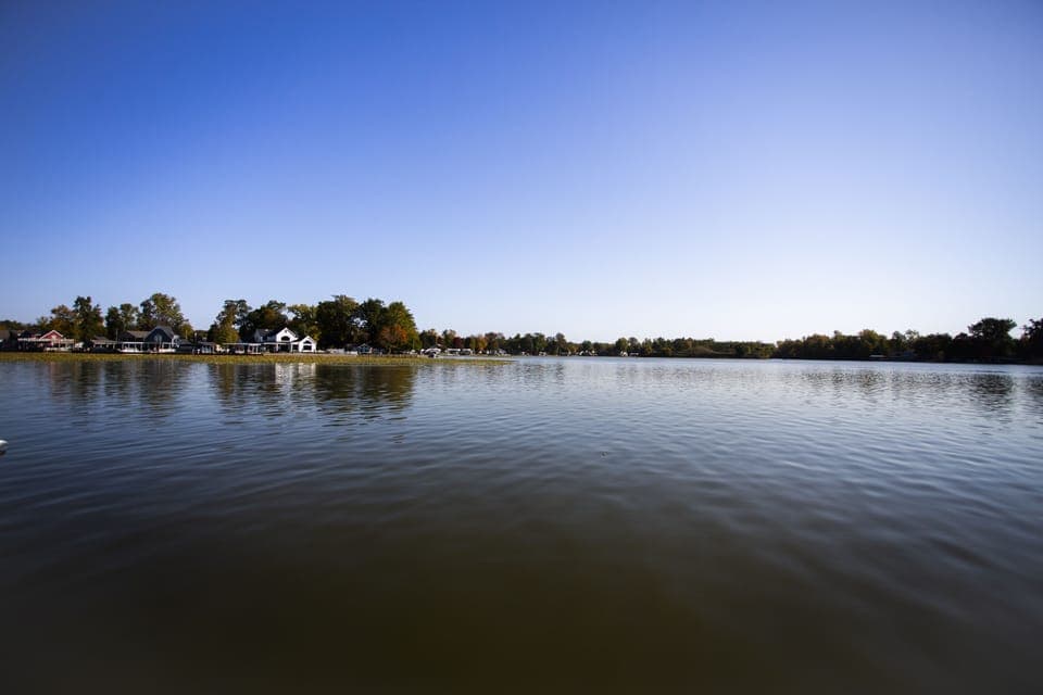 Beautiful northeast view of the lake from the patio.