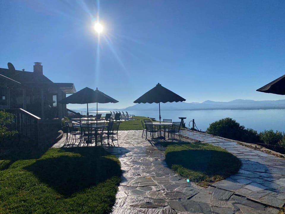 Over 600sq ft of outdoor/dining patio space. 