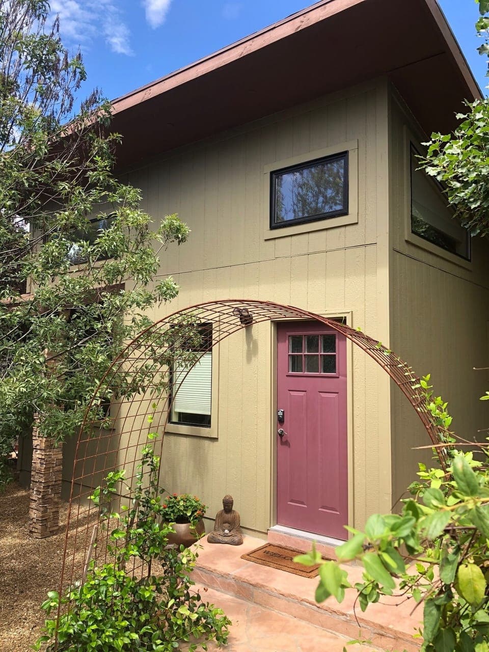 Exterior: Front door entrance