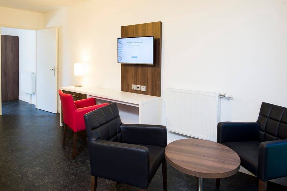 Enjoy the warm and cozy decor.