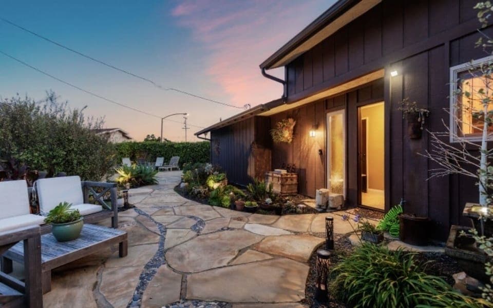 Beautiful mature landscaping and lots of outdoor spaces to enjoy