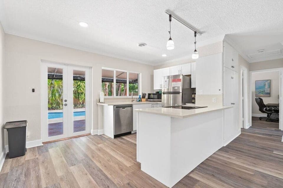 Warm and inviting, this kitchen is the heart of the home.