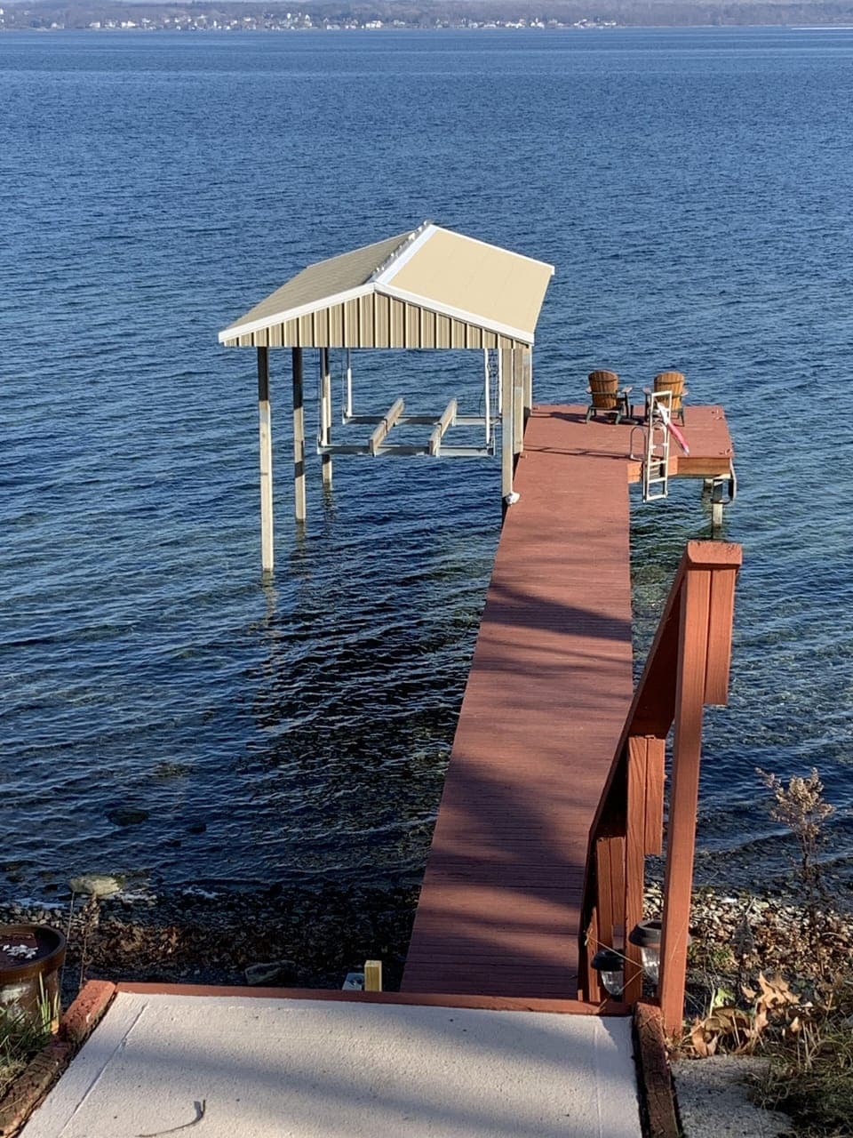 New Boat Lift built in Fall of 2022