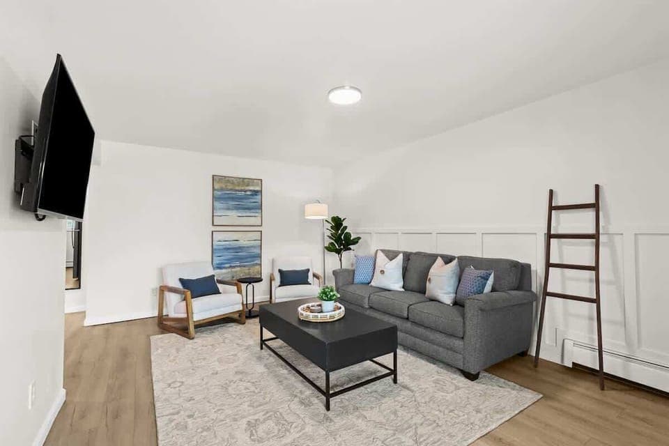 This Airbnb is perfect for anyone looking for a spacious and inviting place to stay.