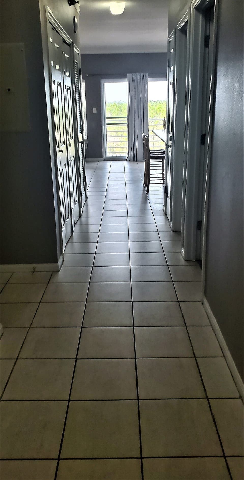 View from the front door