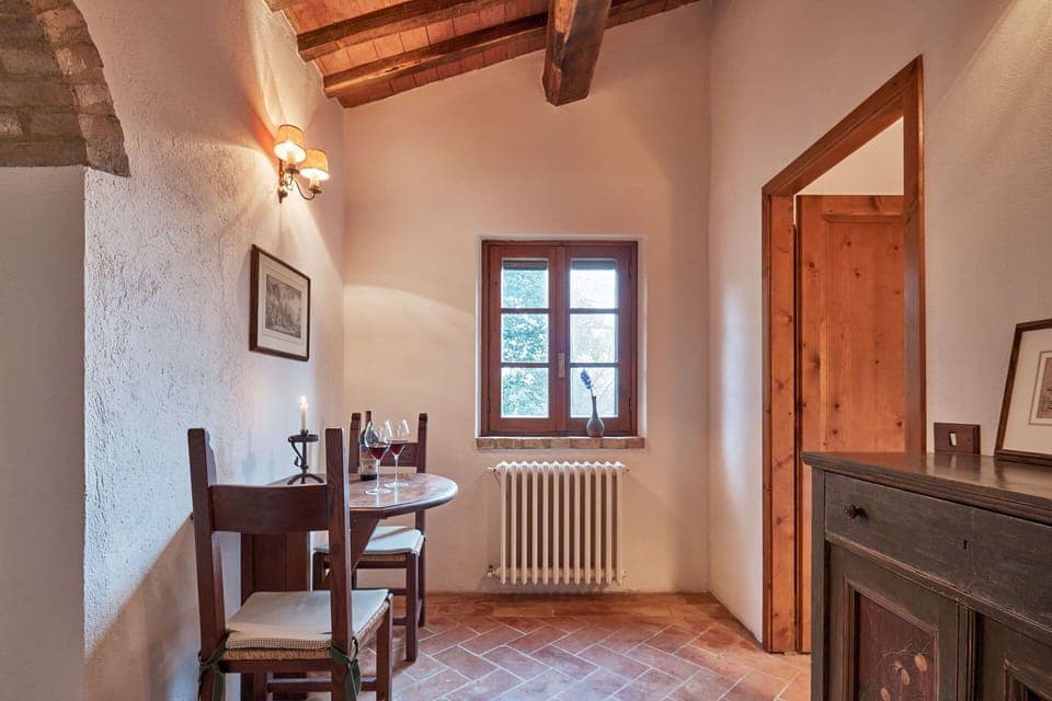 Property, Cabinetry, Table, Wood, Lighting, Interior Design, Window, Wood Stain, Chair, Floor