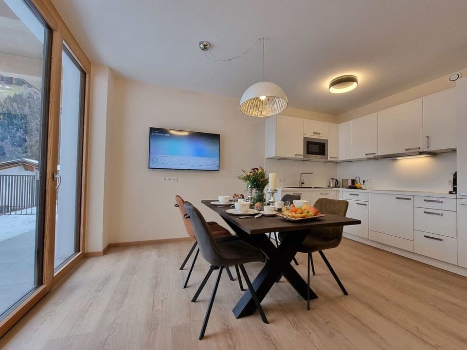 Furniture, Table, Cabinetry, Chair, Wood, Interior Design, Flooring, Countertop, Floor, Living Room