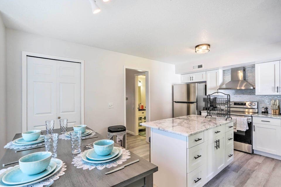 Dining Area | 1st Floor | Dishware & Flatware | Trash Bags & Paper Towels