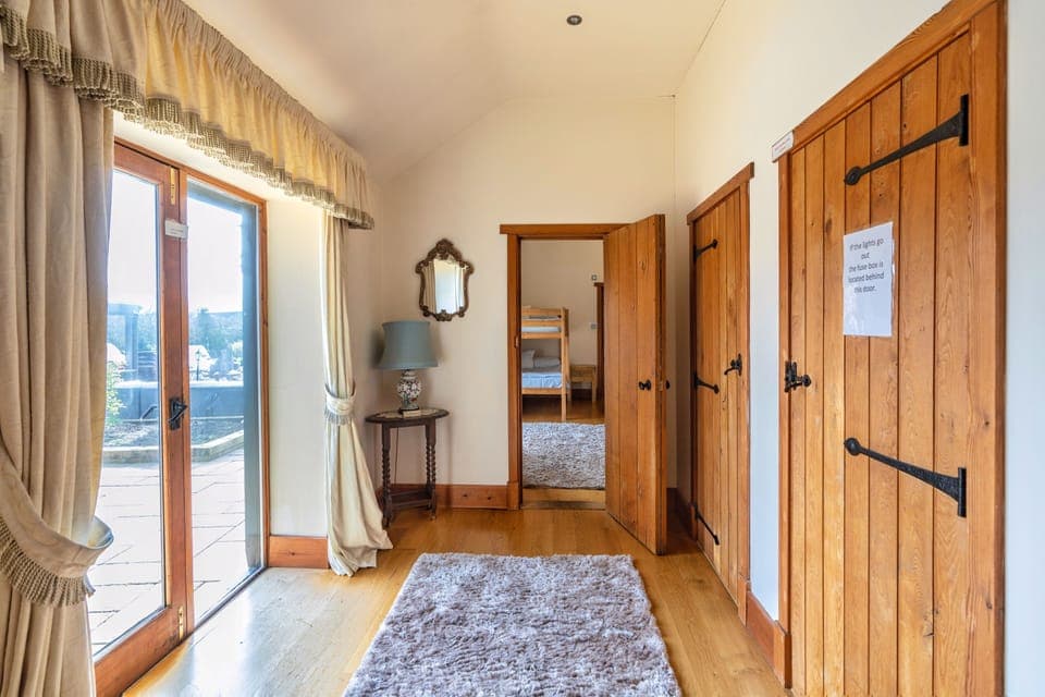 Ground floor: The bedrooms on the ground floor