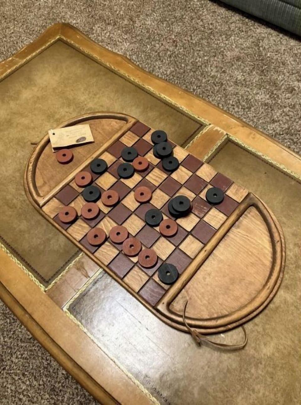 Enjoy some Checkers in the living room.