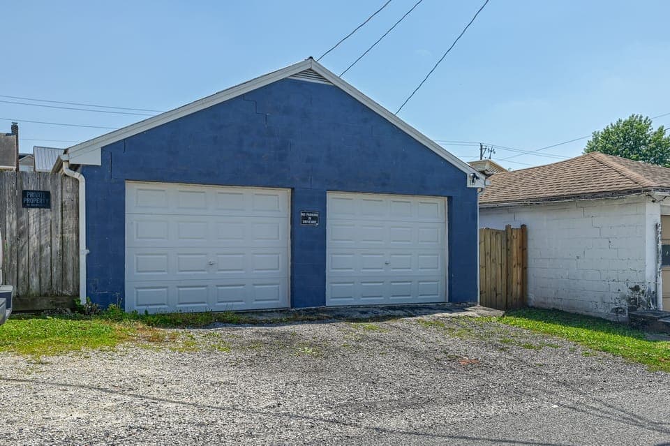 Two off street parking spots. Private gate to fenced yard.