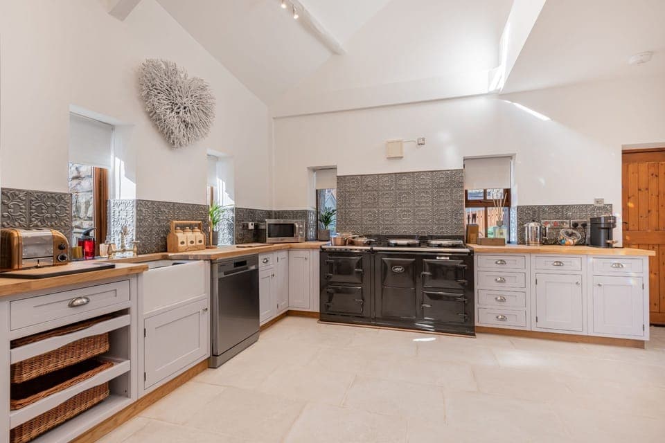 The kitchen at Rose Walls, Lake District