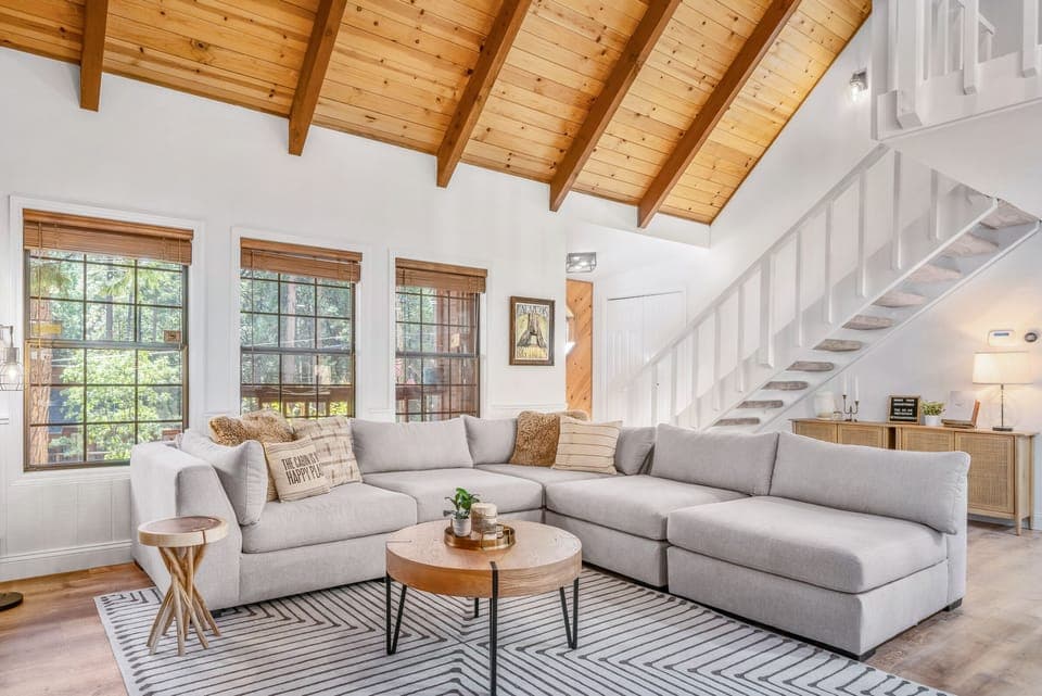 Comfortable spacious living room