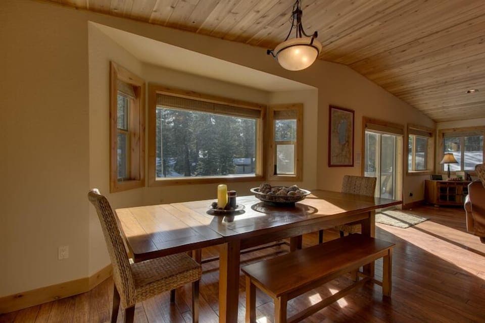 Dining Room with Beautiful Natural Lighting