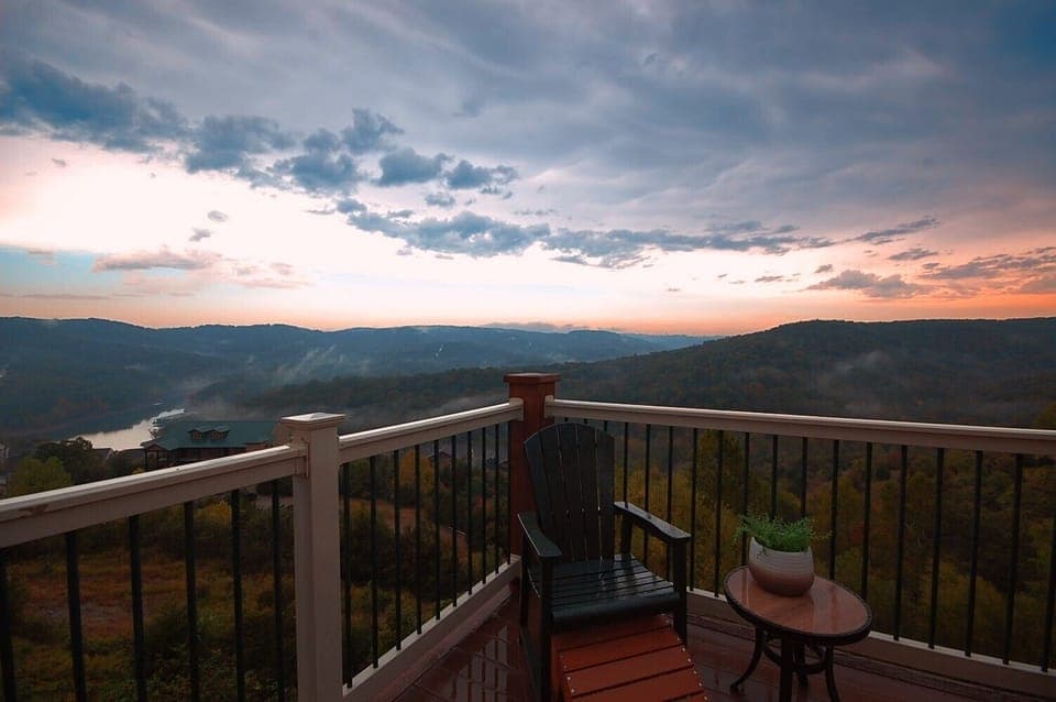 Amazing views of the Ozark mountains and Table Rock Lake