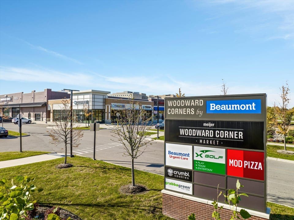 neighborhood shopping center