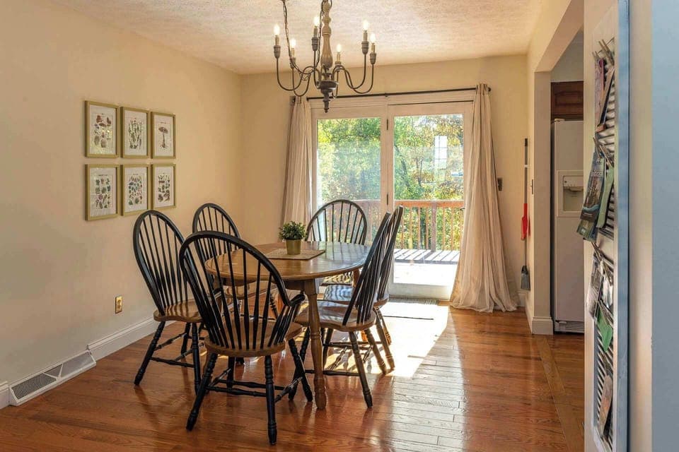 Elegant dining area