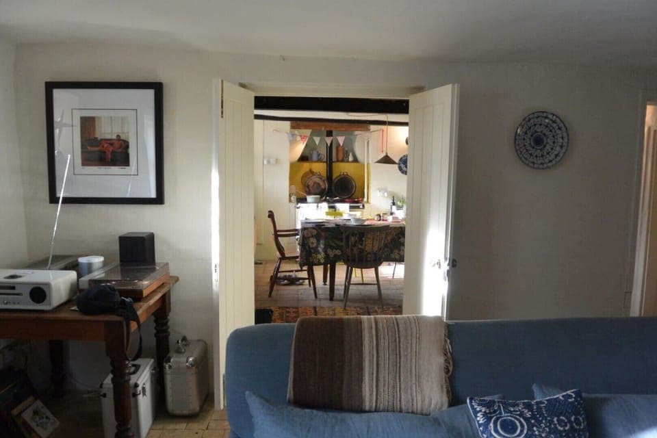 Main Sitting Room looking into Aga / Dining Room