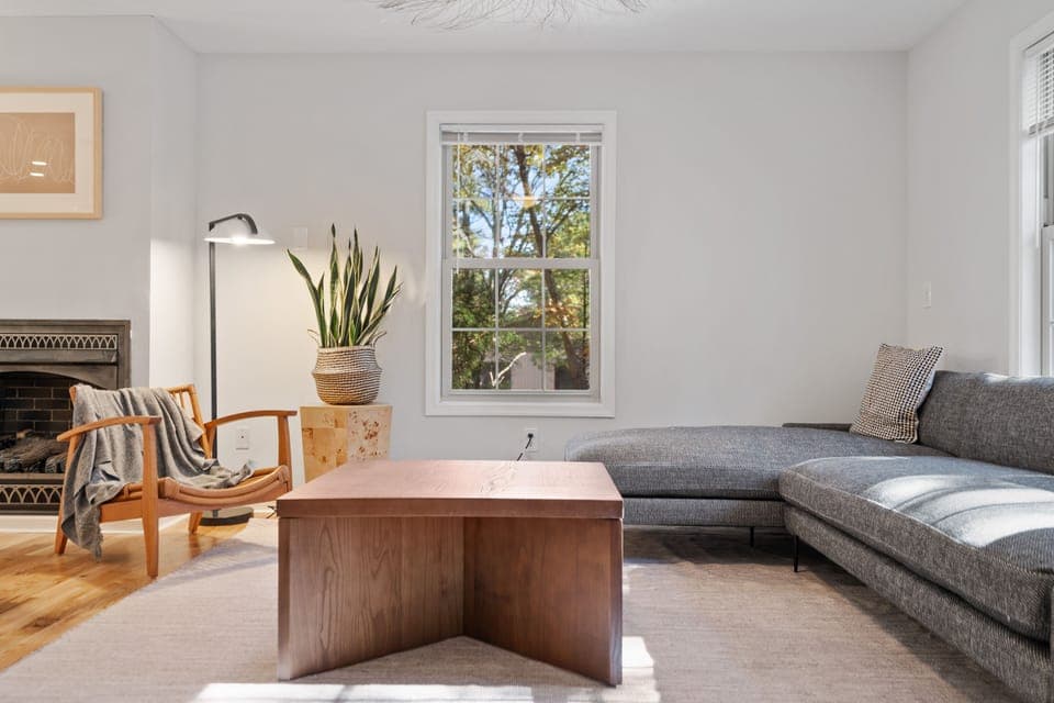 Large airy living room