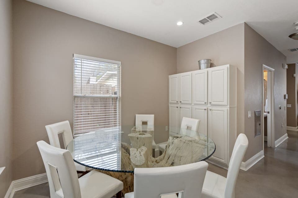This is your SECOND dining area to share meals & memories with your family.