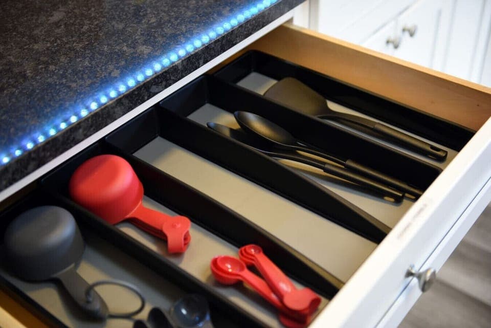 The more drawers and cabinets you open, the more you`ll find in our fully equipped kitchen.