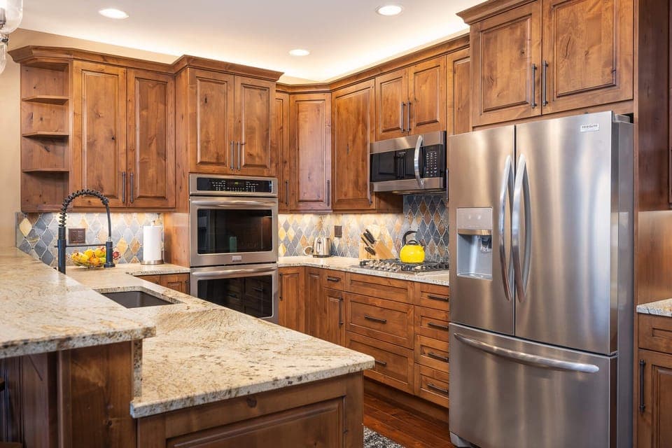 Stainless steel appliances perfect for the chef in your group