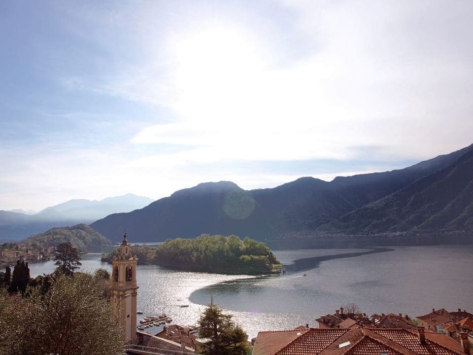 The splendid lake and mountain scenery viewable from your home.