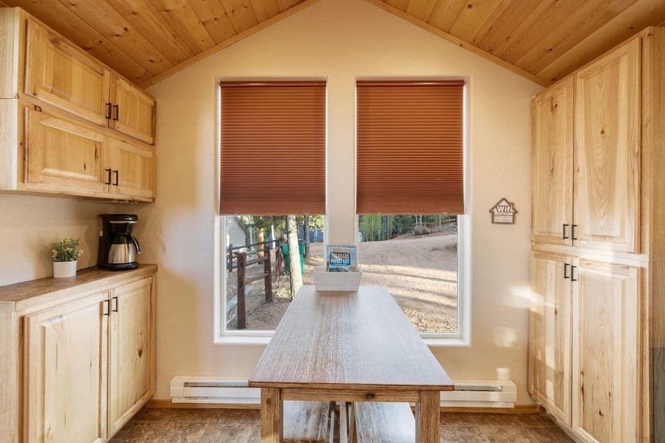 Kitchen eating area.  Kitchen table seats 4 people