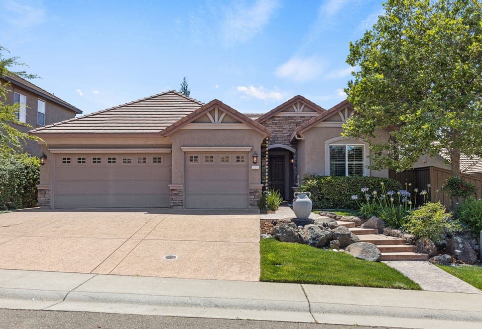 Elegant Folsom home is on a traffic-tree street