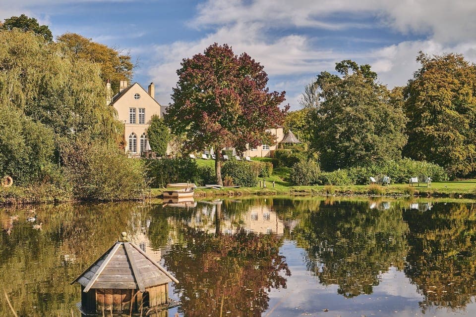 The lake by Roupel East Wing, Devon