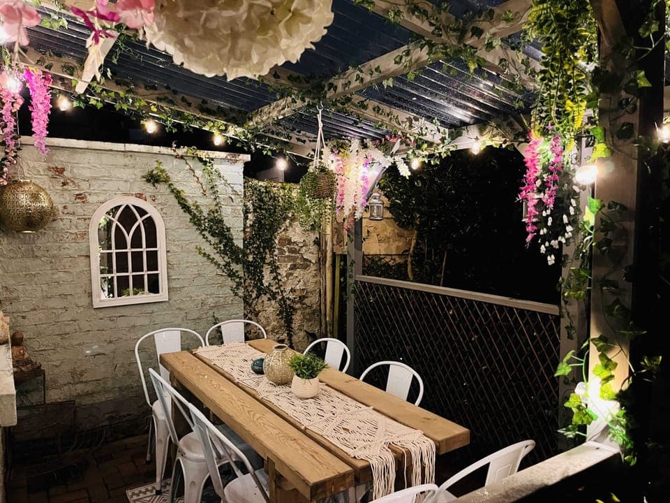 Covered Outdoor Seating Area