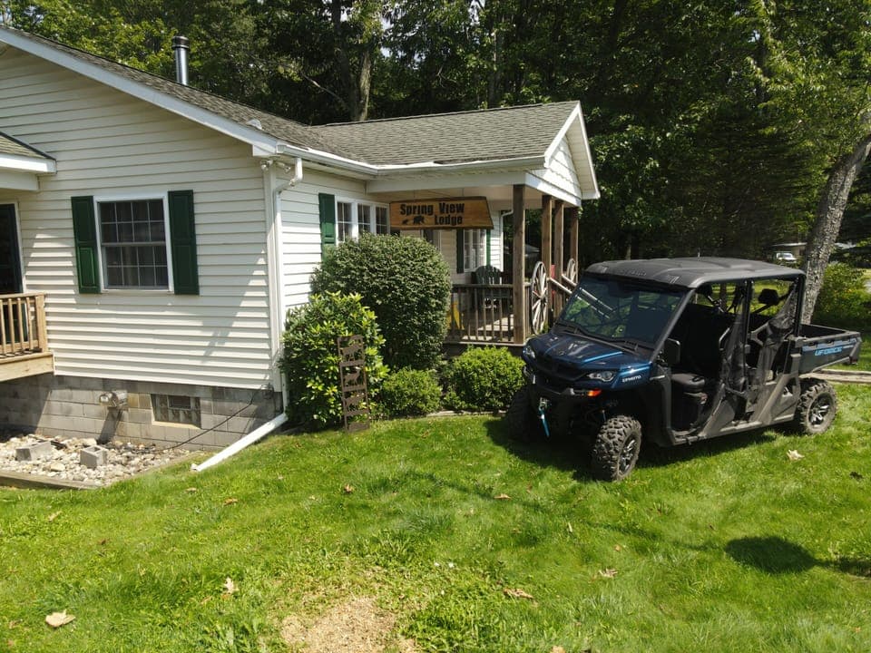 Welcome to Spring View Lodge. 
*Side-by-side is available for rent.