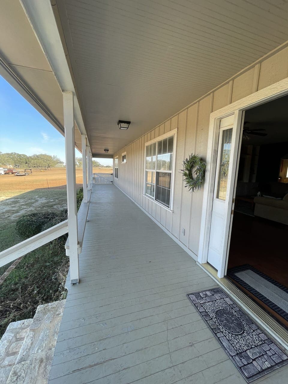 Great front porch for sipping on a cool beverage or fixing world problems.
